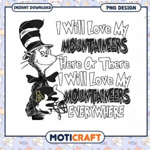 Mountaineers Love Quote PNG Design for Fans and Gifts