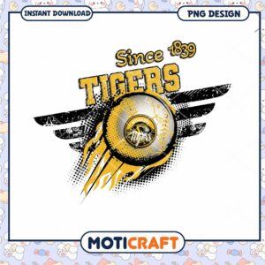 Missouri Tigers Vintage Logo Instant Download PNG Design