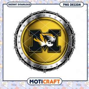 Mizzou Tigers Logo PNG Design Instant Download Graphic