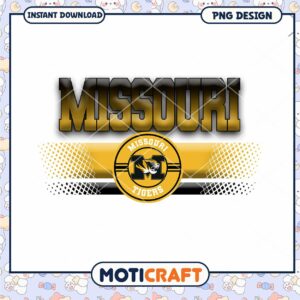 Missouri Tigers PNG Design Instant Download for Fans