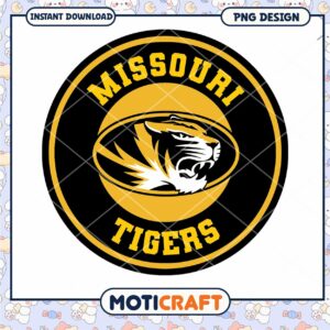 Missouri Tigers Logo PNG Instant Download Design Art