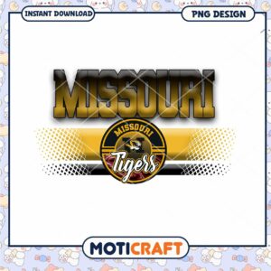 Missouri Tigers Instant Download PNG Design Graphic