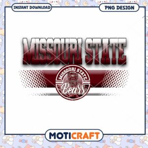 Missouri State Bears PNG Design Instant Download Art