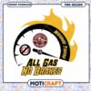 Mississippi State Tigers All Gas No Brakes PNG Design