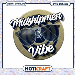 Midshipmen Vibe Sunglasses Fun PNG Graphic Download