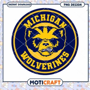 Michigan Wolverines Logo PNG Instant Digital Download