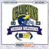 Michigan Wolverines Champions 2023 PNG Design Graphic