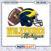 Michigan Wolverines Football PNG Design Instant Download