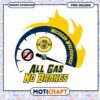 Michigan Wolverines All Gas No Brakes PNG Design Download