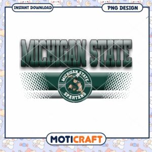 Michigan State Spartans PNG Instant Download Design Art
