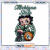 Michigan State Cheerleader PNG Graphic Design Download