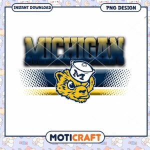 Michigan Bear Logo Instant Download PNG Design File