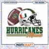 Miami Hurricanes Football PNG Design for Instant Download