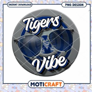 Memphis Tigers Vibe Sunglasses PNG Downloadable Art