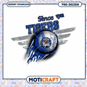 Memphis Tigers Since 1912 Baseball PNG Design Download
