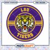 LSU Tigers Logo PNG Instant Download Design Artwork
