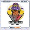 LSU Tigers Basketball PNG Design Instant Download Art