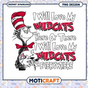 Love My Wildcats PNG Art for Fans and Collectors