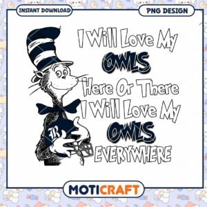 Love My Owls PNG Design for Instant Download Fun Art