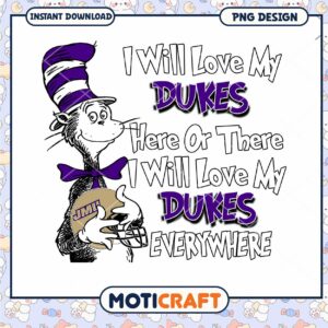 Love My Dukes Fun PNG Design for Fans and Supporters