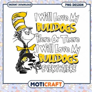 Love My Bulldogs PNG Design for Dog Lovers Decor