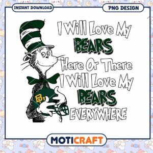 Love My Bears PNG Design for Instant Download Art
