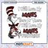 Love My Aggies Cat in the Hat PNG Design for Download