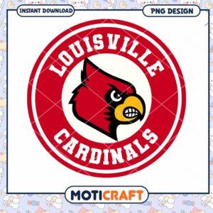 Louisville Cardinals PNG Design Instant Download File