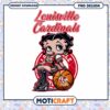 Louisville Cardinals PNG Design Retro Basketball Art