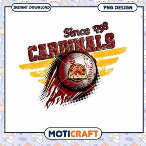 Louisville Cardinals Baseball Vintage PNG Design Download