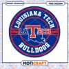 Louisiana Tech Bulldogs PNG Design Instant Download Art