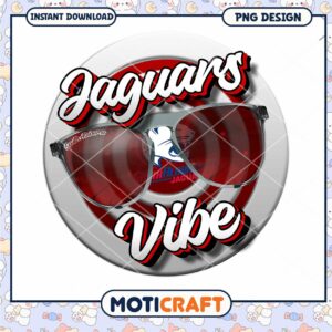 Jaguars Vibe Retro Sunglasses PNG Design Download
