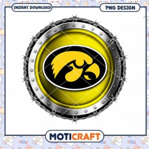 Instant Download Iowa Hawkeyes PNG Design for Fans