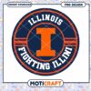 Illinois Fighting Illini Logo PNG Instant Download Design