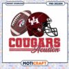 Houston Cougars Football PNG Design Instant Download Image
