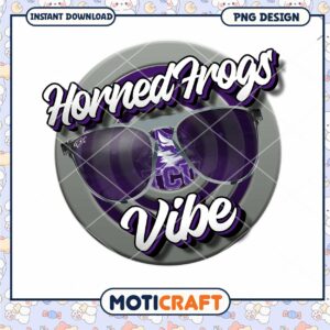 Horned Frogs Vibe PNG Design for Instant Download