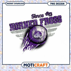 Horned Frogs Since 1873 PNG TCU Design Instant Download