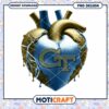 Heart Design with GT Logo Instant Download PNG Art