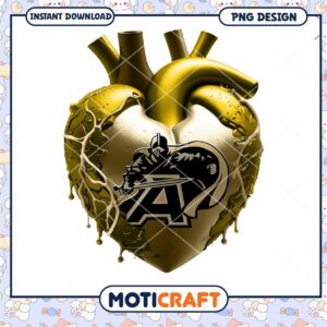 Heart Design with Crown Logo Instant Download PNG Art