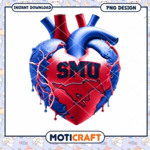 Heart Design PNG with SMU Logo for Instant Download