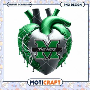 Heart Design PNG Marshall University The Herd Art Download