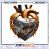 Heart Design PNG Download Hook Em Horns Art Print