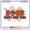 Happy New Year 2025 Syracuse Orange PNG Design Download