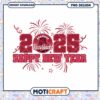 Happy New Year 2025 Arkansas Razorbacks PNG Design