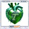 Green Heart PNG Design for Instant Download Art Print