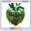 Green Heart Design with CSU Logo in PNG Format