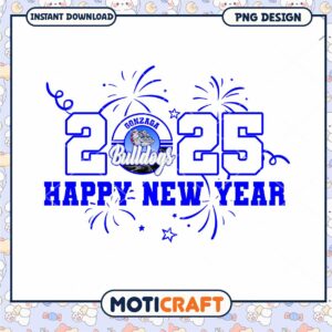 Gonzaga Bulldogs New Year 2025 PNG Design Download
