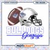 Gonzaga Bulldogs Football PNG Design Instant Download
