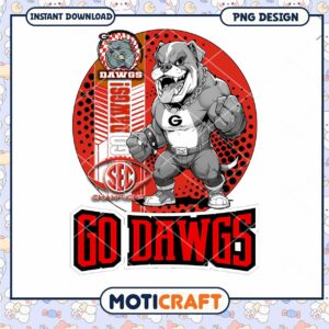 Go Dawgs Champion PNG Graphic for Instant Download