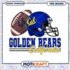Golden Bears California Football Helmet PNG Design Download